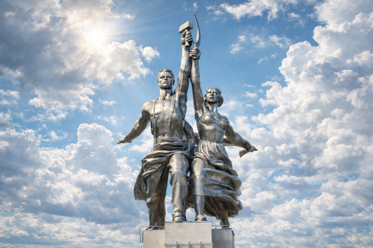 Рабочий и колхозница ВДНХ Москва